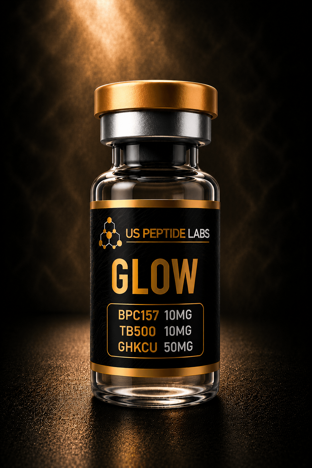 Glow (Bpc157 10mg, tb500 10mg, ghkcu 50mg)